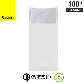 Оригінальний павербанк Baseus Bipow Digital Display 15W 10000mAh White (PPBD10, PPDML-I02)