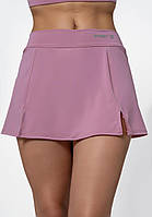 Женская спортивная юбка-шорты S пудровая