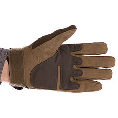 Рукавички тактичні з пальцями Oakley. Колір хакі, фото 4