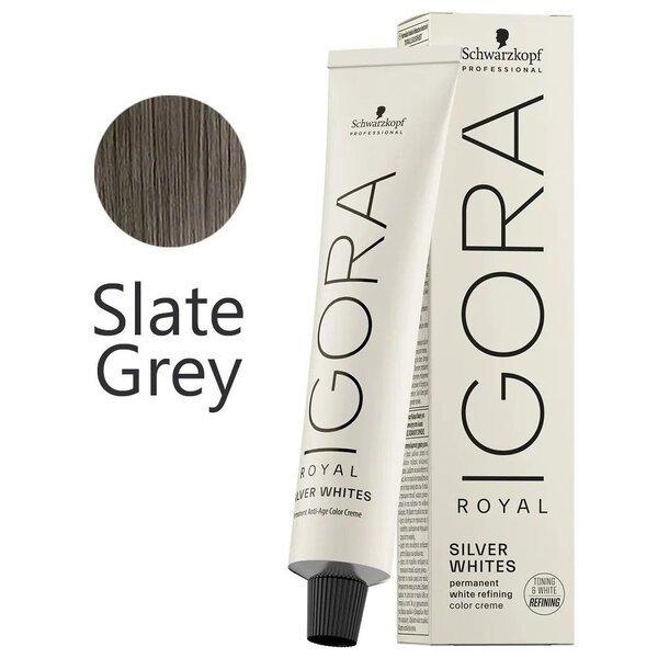 Тонуючий барвник для волосся Schwarzkopf Igora Slate Grey Absolutes Silverwhite Антрацит 60 мл