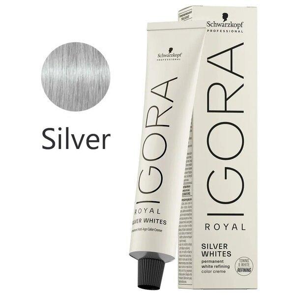 Тонуючий барвник для волосся Schwarzkopf Igora Silver Absolutes Silverwhite Срібло 60мл