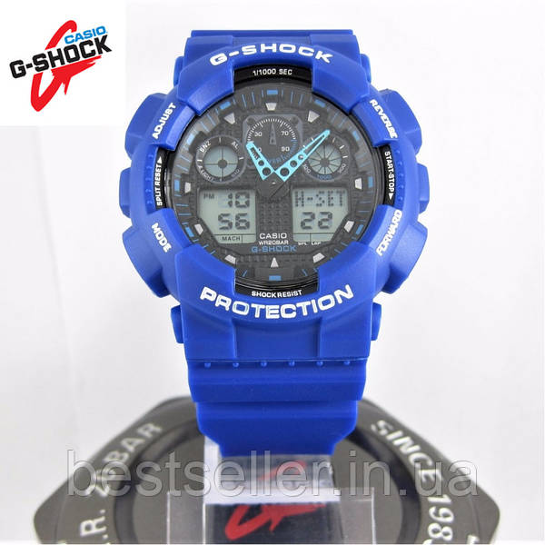 G shock ga clearance 100 blue black