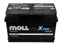 Акумулятор MOLL X-Tra Charge 74Ah 700A R+ (LB3) Германия Аккумулятор для легковых авто 700А