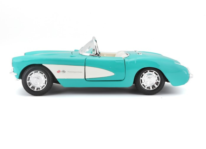 Автомодель Maisto 1:24 Chevrolet Corvette 1957 Голубой (31275 lt. blue) - фото 8 - id-p530878555