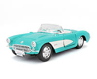 Автомодель Maisto 1:24 Chevrolet Corvette 1957 Голубой (31275 lt. blue)