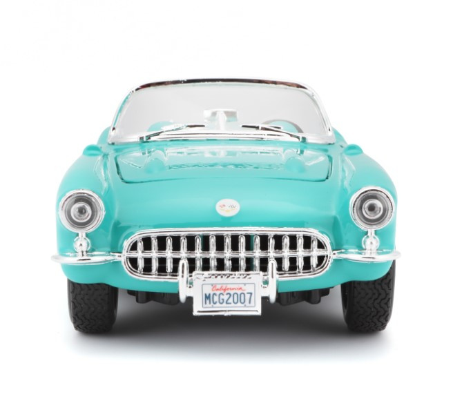 Автомодель Maisto 1:24 Chevrolet Corvette 1957 Голубой (31275 lt. blue) - фото 2 - id-p530878555