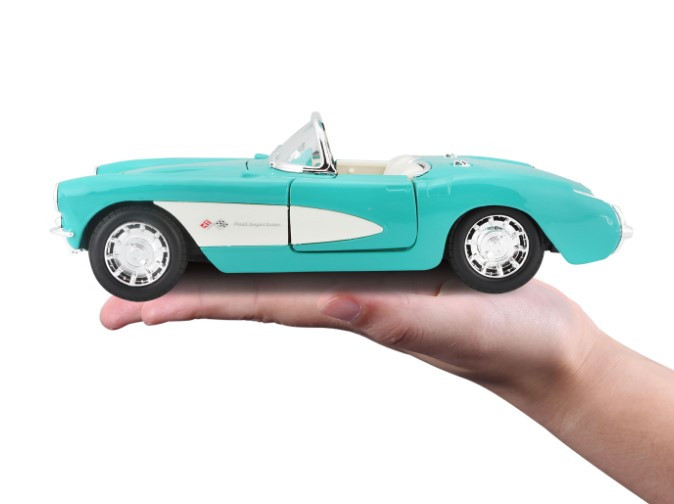 Автомодель Maisto 1:24 Chevrolet Corvette 1957 Голубой (31275 lt. blue) - фото 9 - id-p530878555