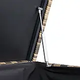 Садова скриня з алюмінієвим каркасом 145х82,5х79,5 см 750 л, фото 6