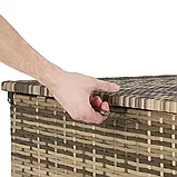 Садова скриня з алюмінієвим каркасом 145х82,5х79,5 см 750 л, фото 4