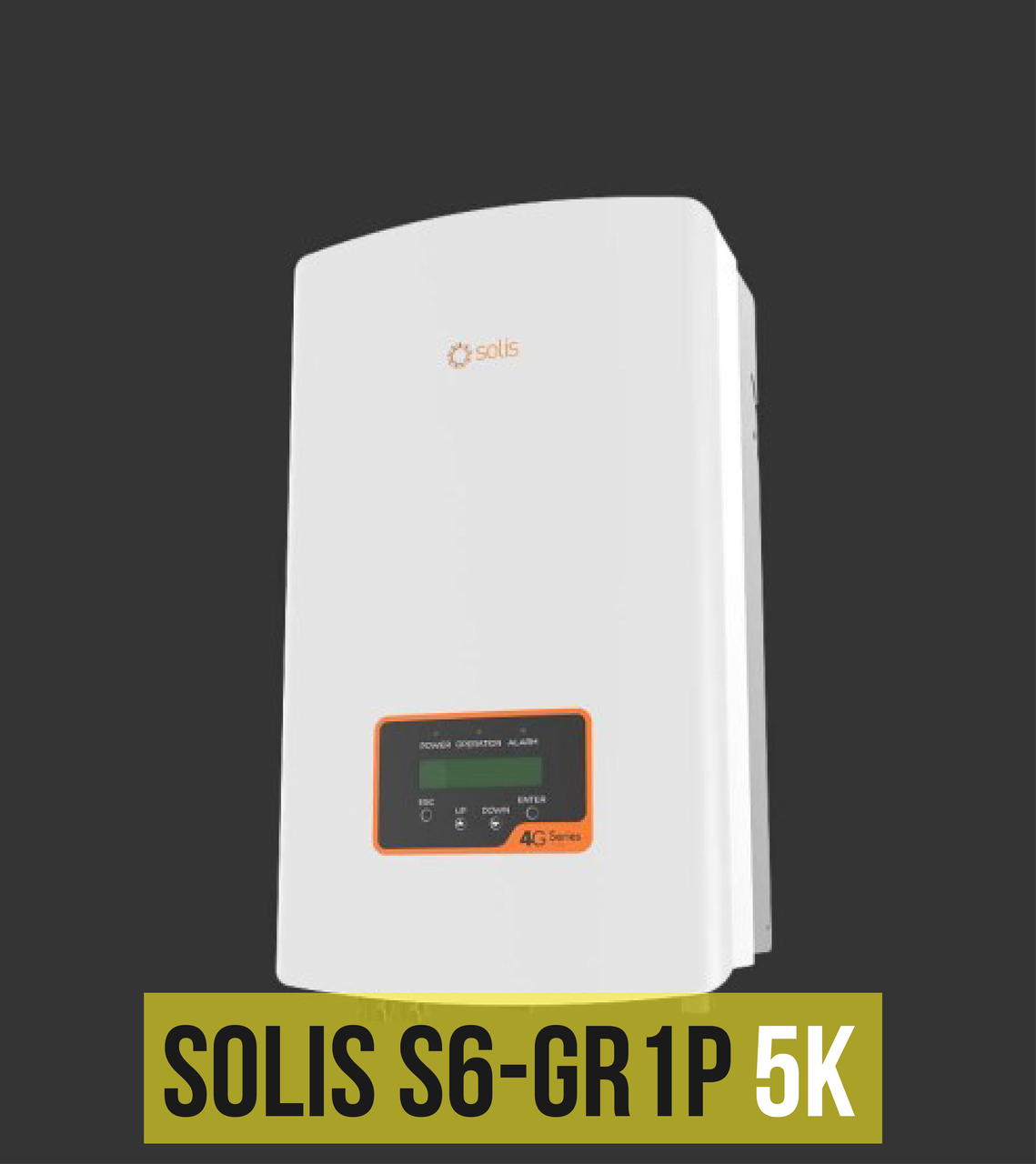SOLIS 5 кВт однофазний мережевий інвертор для сонячної електростанції S6-GR1P5K під зелений тариф