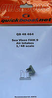 Воздухозаборники для Sea Vixen FAW.9 (смола)