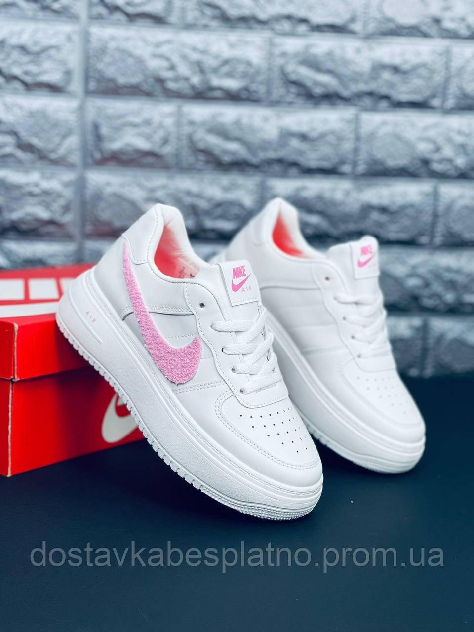 Кроссовки Nike Air Force White Женские Кроссовки Найк Аир Форс Белые ...