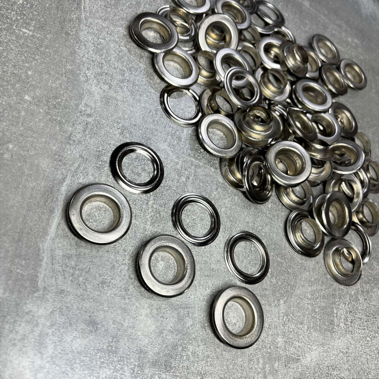 Люверси 17 мм Нікель (у пакованні 50 штук)