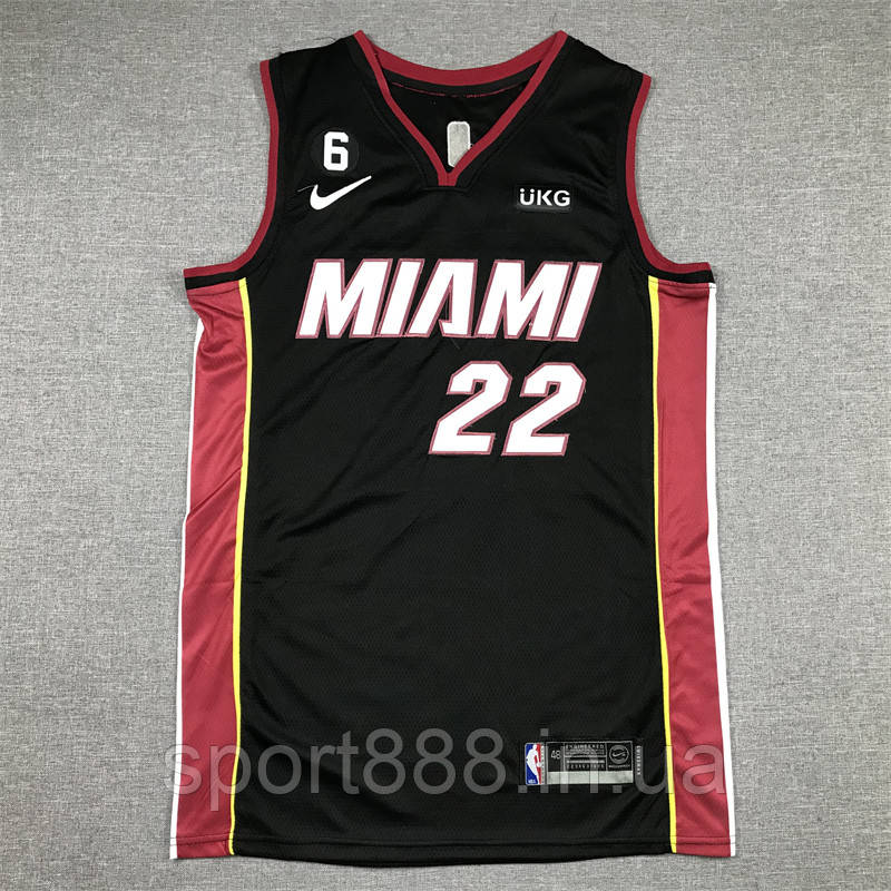 Чорна майка Батлер Маямі Хіт Nike Butler No22 Miami Heat сезон 2023