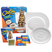 Система для привчання кішок до унітазу CitiKitty / Туалет для кота / Котячий туалет