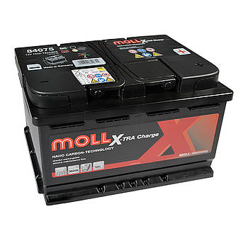 Акумулятор MOLL X-Tra Charge 75Ah 720A R+ (L3) Німеччина Акумулятор для легкових авто 720А