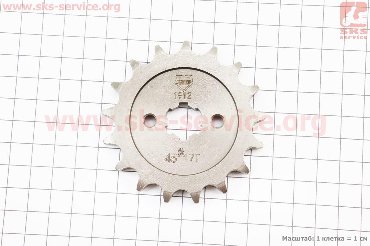 Зірка JWBP передня JH 428H 17T, для квадроциклу, мотоцикла, фото 1