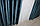 Комплект (2шт. 1,5х2,75м.) штор із тканини оксамит (бархат). Колір темно-бірюзовий. Код 1082ш 30-896, фото 8