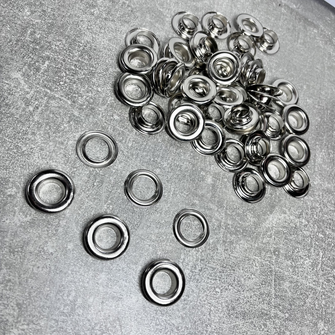 Люверс 13 мм нікель (у пакованні 1000 штук)