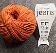 Пряжа для в'язання Ярнарт Jeans YarnArt Джинс колір теракот 85, 1 моток 50г, фото 2