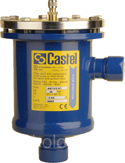 Корпус фільтра розбірний 1 3/8" (35 мм) паяння; Castel (Італія) 4411/11A
