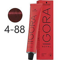 Крем-краска для волос Schwarzkopf Igora Royal 4-88 Средне-Коричневый Красный Экстра 60 мл