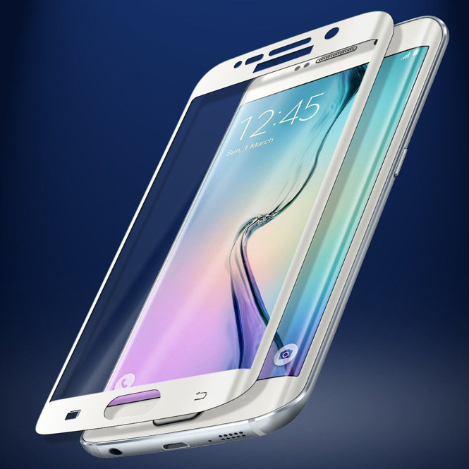 Защитное стекло для Samsung Galaxy S6 Edge Plus G928 White - фото 1 - id-p296648863