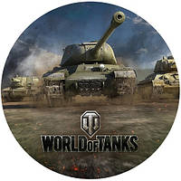 Вафельна картинка для тортів World of tanks - Світ танків 3