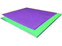 Мат спортивный 20мм 1х1.5м Зелено-Фиолетовый