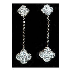 Сережки Клеверр срібло