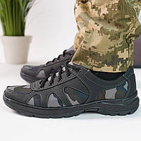 Літні чоловічі кросівки камуфляж, хакі кольору