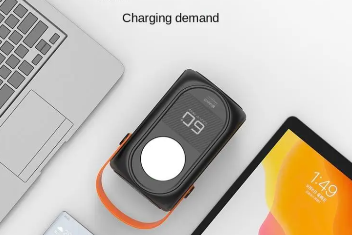 Power Bank 02Project 60000 mAh 65w для НОУТБУКІВ, 6 портів USB, з ліхтарем