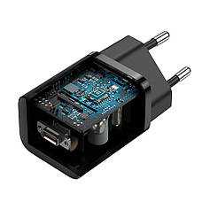 Зарядний пристрій (зарядка) для телефону Baseus Super Si Type-C 25 W Чорний (CCSP020101), фото 6