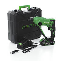 APRO Перфоратор 20CH SDS+ 1.5 Дж 1АКБ 2А ЗП кейс, фото 6