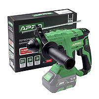APRO Перфоратор безщіточний 20CBH 20 В SDS+ 3 Дж без АКБ без ЗП, фото 3
