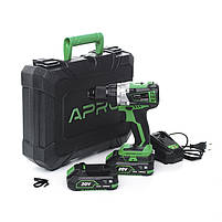 APRO Дриль-шуруповерт безщітковий 20DB 20 В 2А 2 АКБ ЗУ кейс, фото 11