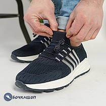 Чоловіче взуття в сітку синього кольору, фото 2