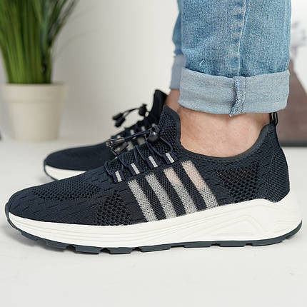 Чоловіче взуття в сітку синього кольору, фото 1