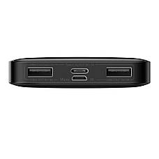 УМБ Power bank (зовнішній акумулятор) Baseus 10000 мАг Bipow Digital Display Чорний (PPBD050001), фото 5