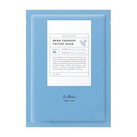 250656 Маска для відрізка тканини DR. ALTHEA PRO LAB Herb Therapy Velveet Mask 10 шт 27 г, фото 1