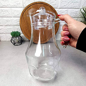 Глечик з прозорою кришкою Arcoroc Roc 1.8 л (L7799), фото 2