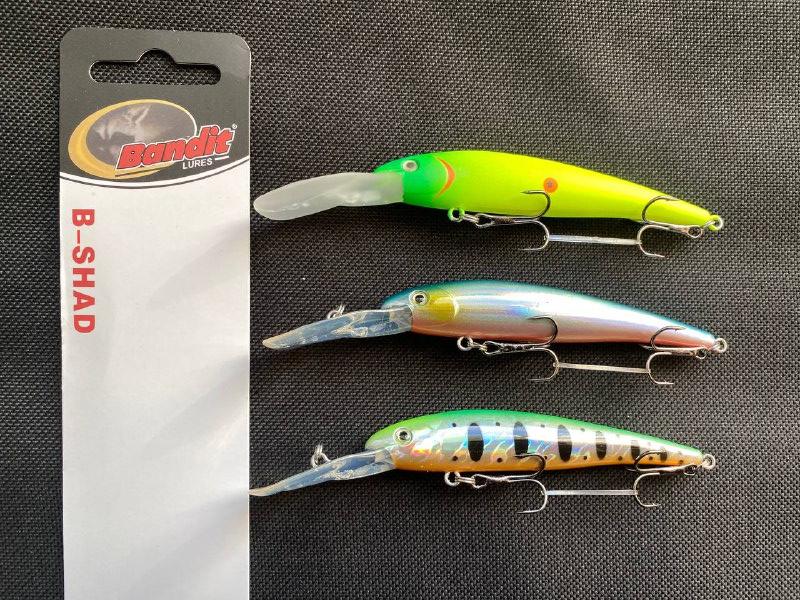 Набір Воблерів Bandit B-Shad Walleye Deep 90mm 9.5g 3шт