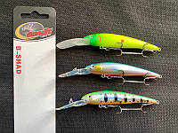 Набор Воблеров Bandit B-Shad Walleye Deep 90mm 9.5g 3шт