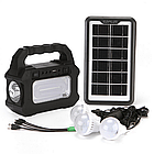 Ліхтар з сонячною батареєю, 3 лампи, 3600mach, GD-8080 / Портативна електростанція, фото 2