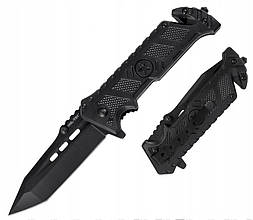 Ніж складаний Star Mil-Tec Black