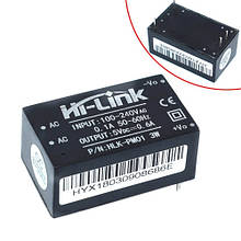 Перетворювач напруги компактний AC-DC 220 В-5 В 0.6 А HLK-PM01