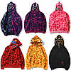 Худі Bape A Bathing Ape Shark Purple Camo Full Zip Unisex Hoodie, фото 10