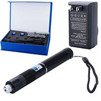 Мощная синяя лазерная указка 50 mW Pro (445nm) HJ-B008 лазерная указка на аккумуляторе для презентаций (TI)