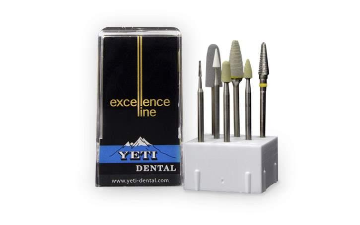 Набір фрез для обробки сирого циркону Yeti Dental (Німеччина)