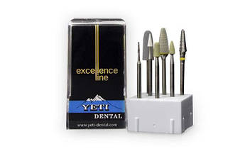 Набір фрез для обробки сирого циркону Yeti Dental (Німеччина)